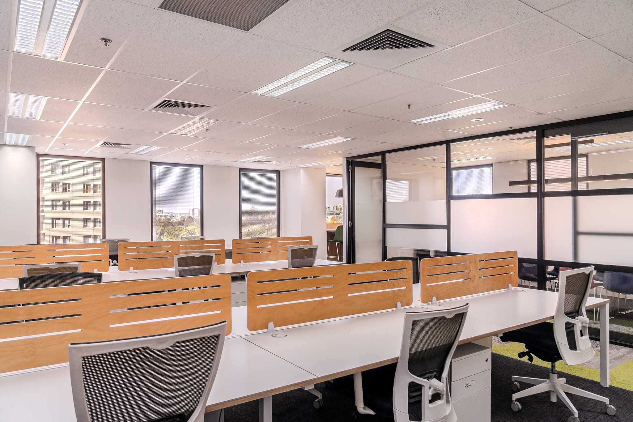 Level 10, Suite 2 open plan workspace