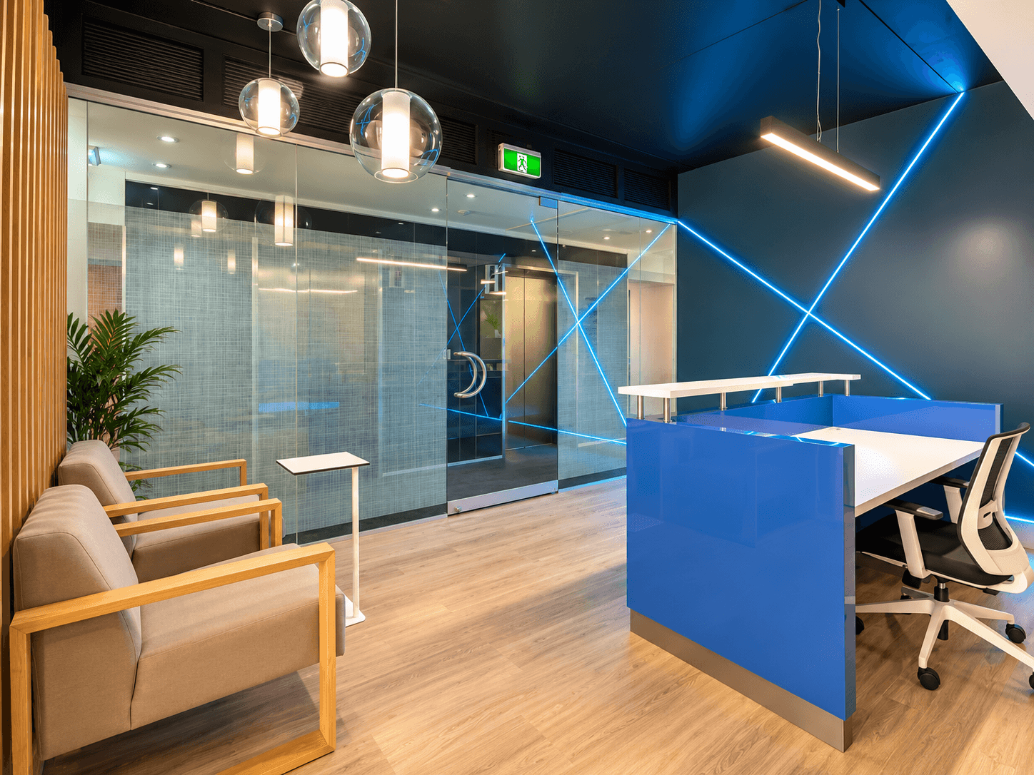 Office suite interior