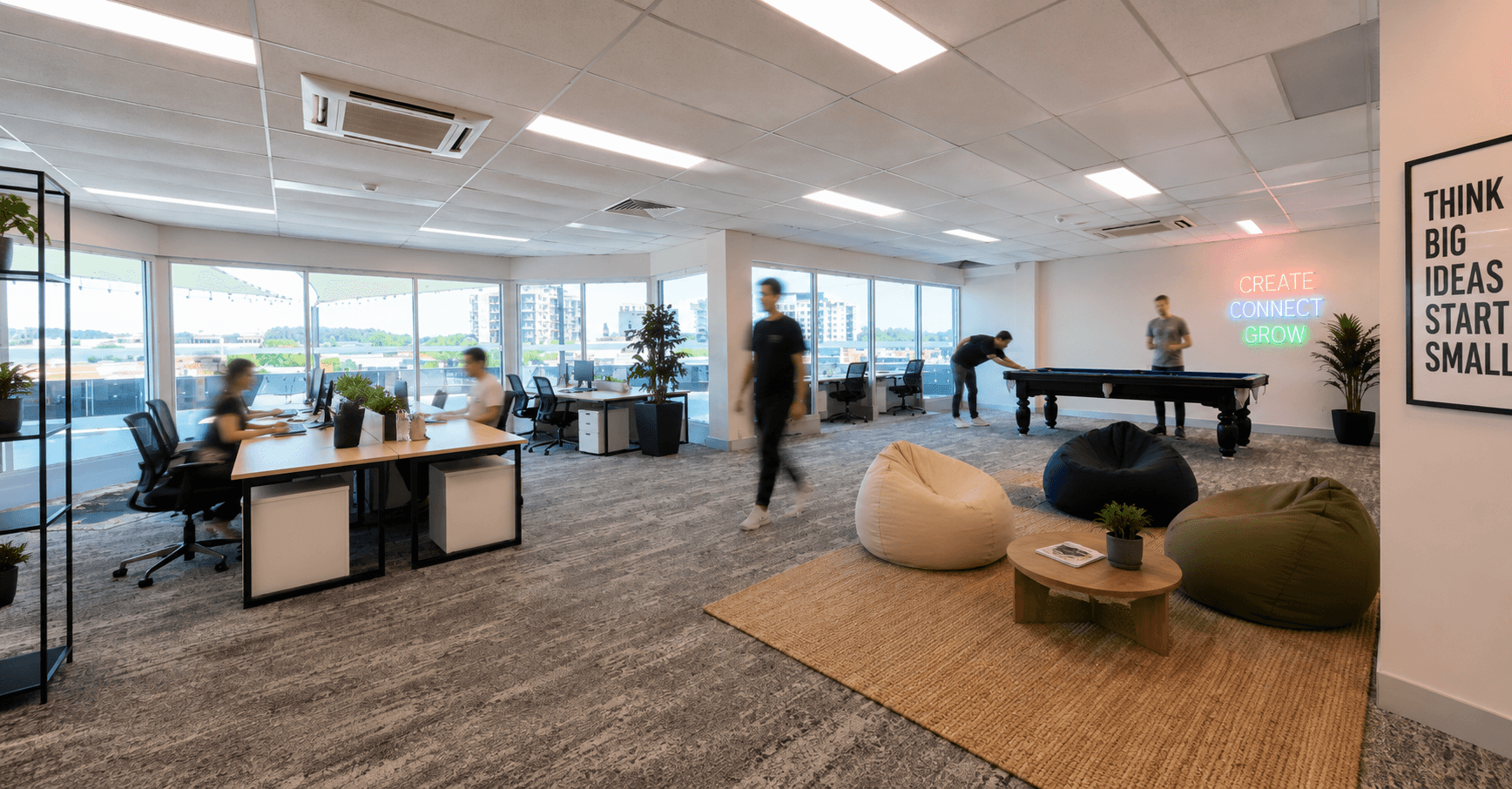 Featured flexible office space